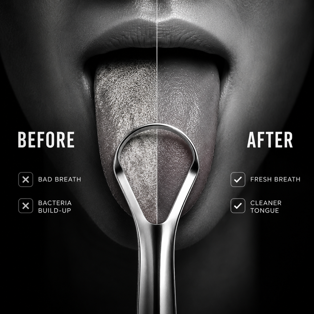 FACECORE Tongue Scraper — Fresh Breath, Daily