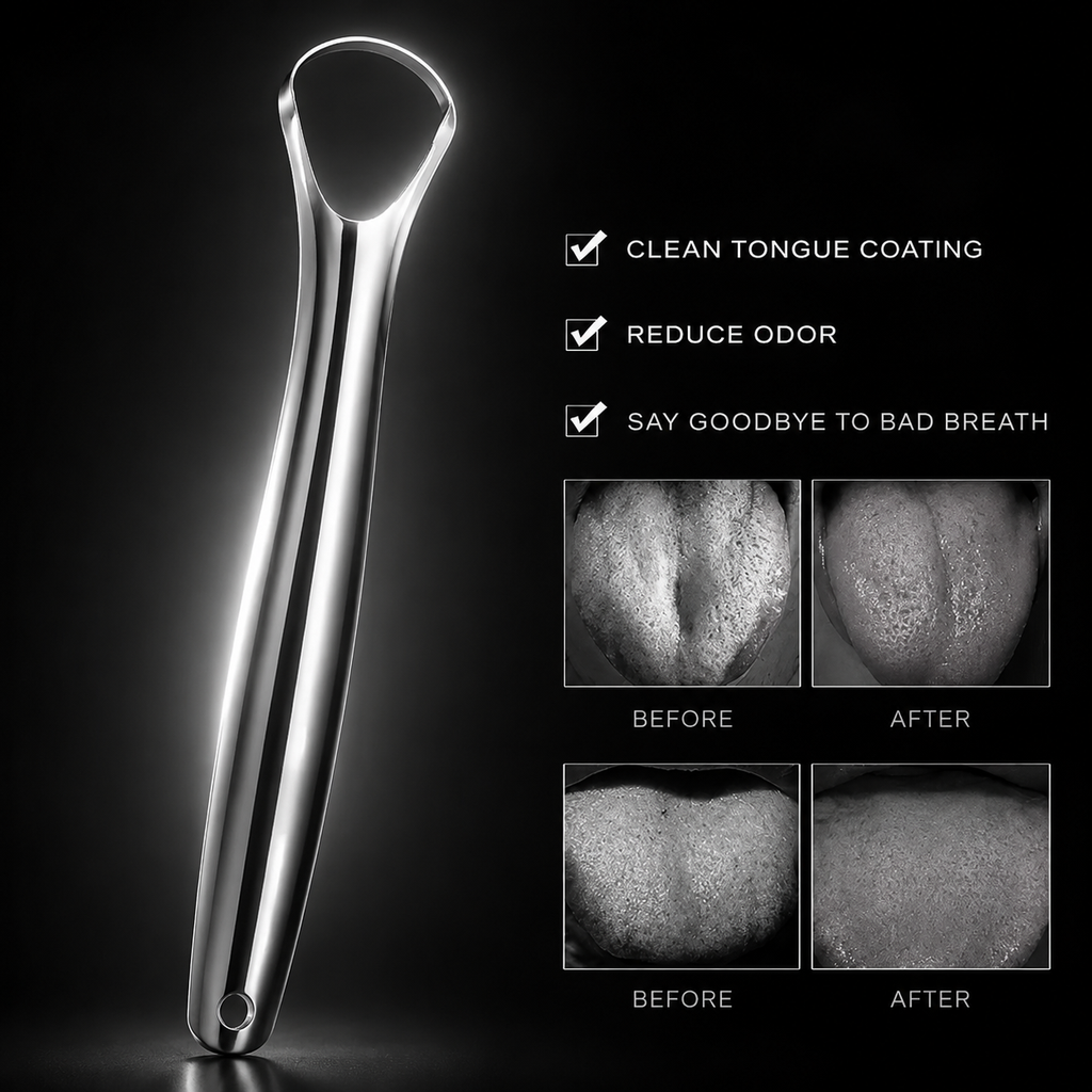 FACECORE Tongue Scraper — Fresh Breath, Daily